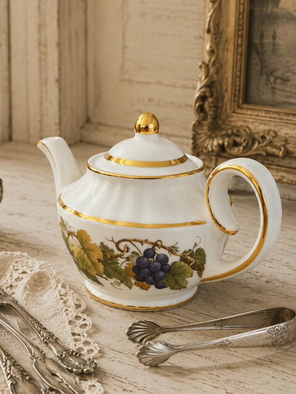 Vintage Wade Mini Fine Bone China Teapot The Regency Collection Teaware